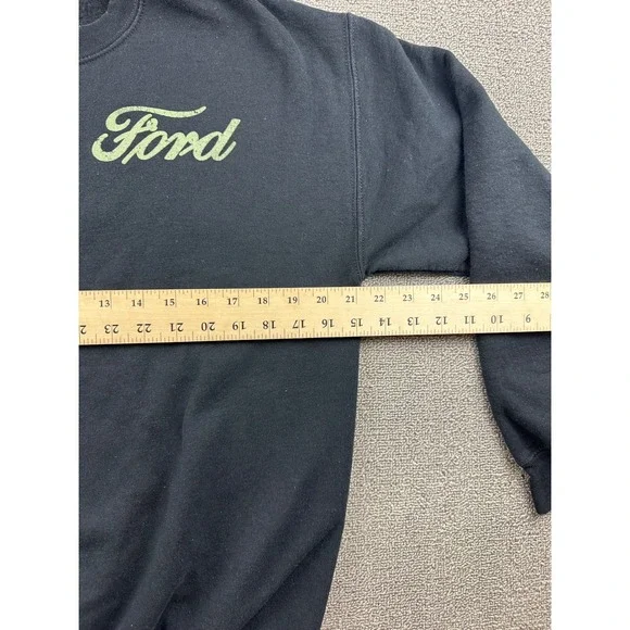Ford Bronco Sweatshirt Men M Black Car Graphic Logo Print Crewneck Long Sleeve - Picture 7 of 8